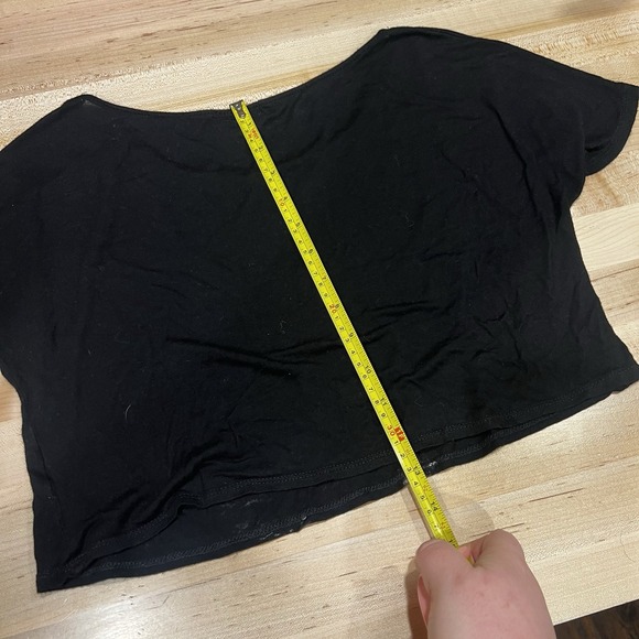 Vtg Y2K Wet Seal Black Cat Cropped Tee, Women's Size Small - Picture 5 of 6